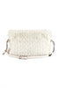 BORSA A SPALLA DONNA IN ECOPELLICCIA SHEARLING CREMA