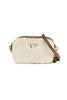 BORSA A TRACOLLA DONNA IN ECOPELLICCIA SHEARLING CREMA