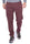 PANTALONE UOMO CHINO COTONE STRETCH BORDEAUX