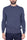 MAGLIA UOMO GIROCOLLO IN LANA MERINO CON PATCH BLU