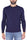 MAGLIA UOMO GIROCOLLO CON TOPPE PATCHWORK BLU