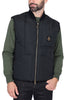 GILET IMBOTTITO UOMO CON TASCA TECNICA NERO
