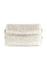 BORSA A SPALLA DONNA ECOPELLICCIA EFFETTO SHERLING CREMA