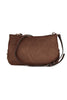 BORSA DONNA TRACOLLA IN ECOPELLE EFFETTO CAMOSCIO MARRONE