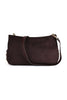 BORSA DONNA TRACOLLA IN ECOPELLE EFFETTO CAMOSCIO BORDEAUX