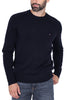 MAGLIONE UOMO GIROCOLLO BASIC BLU