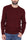 MAGLIONE UOMO TRECCIA GIROCOLLO BORDEAUX