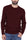 MAGLIONE UOMO TRECCIA GIROCOLLO BORDEAUX