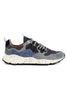 SNEAKER UOMO IN PELLE SCAMOSCIATA E TESSUTO GRIGIO SCURO