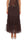GONNA LUNGA IN TULLE A BALZE MARRONE