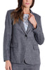 BLAZER MISTO LANA MONOPETTO GRIGIO