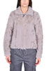 GIUBBINO CORTO IN ECO PELLICCIA BEIGE
