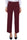PANTALONI DONNA A SIGARETTA BORDEAUX