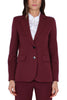 BLAZER DONNA MONOPETTO BORDEAUX