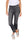 JEANS FLARE CON STRASS GRIGIO