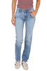 JEANS STRAIGHT FIT VITA MEDIA AZZURRO