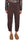 PANTALONE IN COTONE STRETCH MARRONE