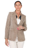 BLAZER SPINATO BEIGE