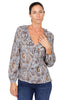 BLUSA DONNA IN VISCOSA CON STAMPA PAISLEY MULTICOLOR