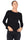 MAGLIA DONNA GIROCOLLO A MANICHE LUNGHE NERO
