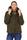 GIACCA EFFETTO TEDDY CON INTERNO IMBOTTITO VERDE MILITARE