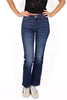 JEANS A GAMBA DRITTA BLU
