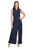 TUTA ELEGANTE SMANICATA MADE IN ITALY BLU
