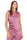 TOP SATINATO CON DRAPPEGGIO LATERALE MADE IN ITALY ROSA