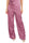 PANTALONE PALAZZO SATINATO MADE IN ITALY ROSA