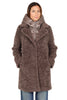 CAPPOTTO TEDDY CON PIUMINO INTERNO REMOVIBILE MARRONE