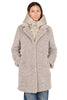 CAPPOTTO TEDDY CON PIUMINO INTERNO REMOVIBILE BEIGE