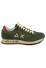 SNEAKERS UOMO IN CAMOSCIO VERDE