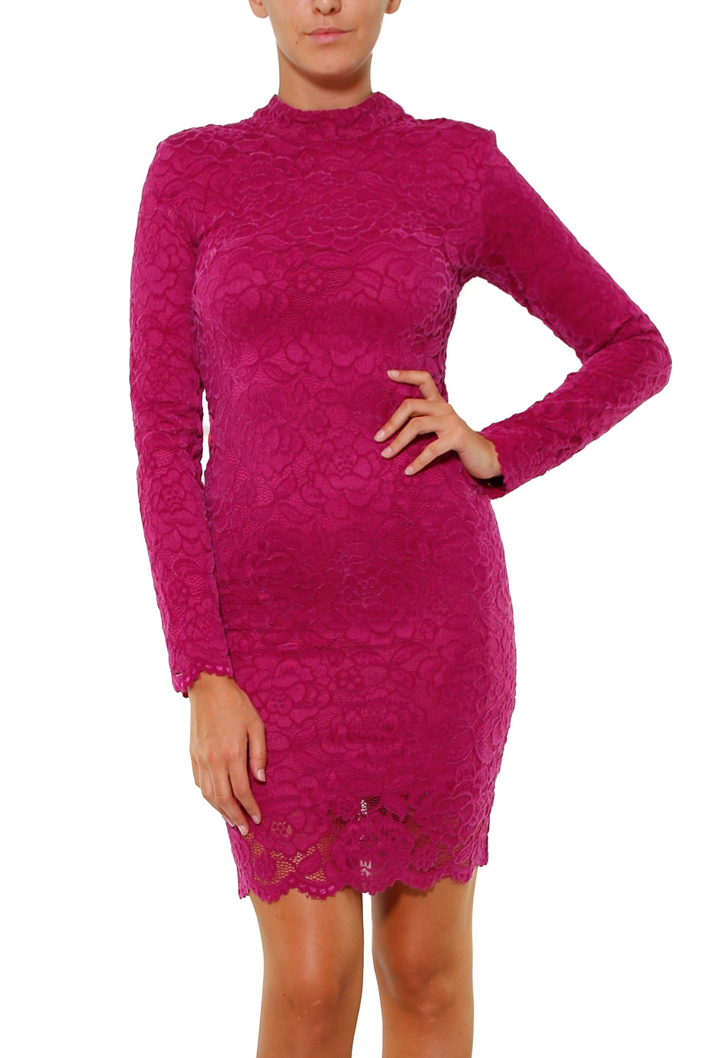 Guess Donna abito con apertura sulla schiena viola