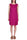 PURPLE COTTON POPLIN SLEEVELESS DRESS
