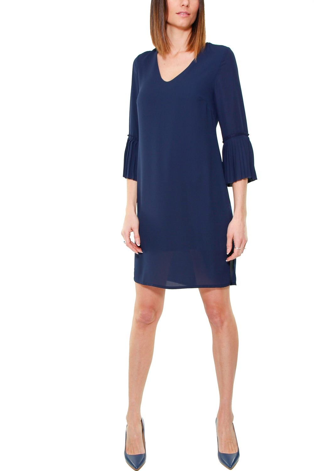 Kocca abito tunica in georgette blu