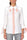 GEORGETTE SHIRT WITH CONTRASTING COLOR DETAILS WHITE