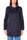 CAPPOTTO DONNA IN PANNO E NYLON BLU
