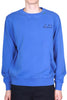HERREN-SWEATSHIRT MIT RUNDHALS AUS BLAUER BAUMWOLLE