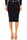 LONGUETTE SKIRT IN CHENILLE WITH BLACK LOGO BAND