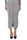 GONNA TUBINO IN MAGLIA DI MISTO VISCOSA E LUREX GRIGIO
