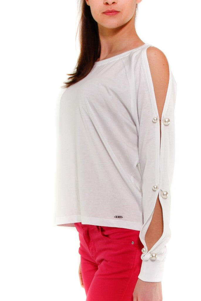 Guess Donna guess maglia bianco