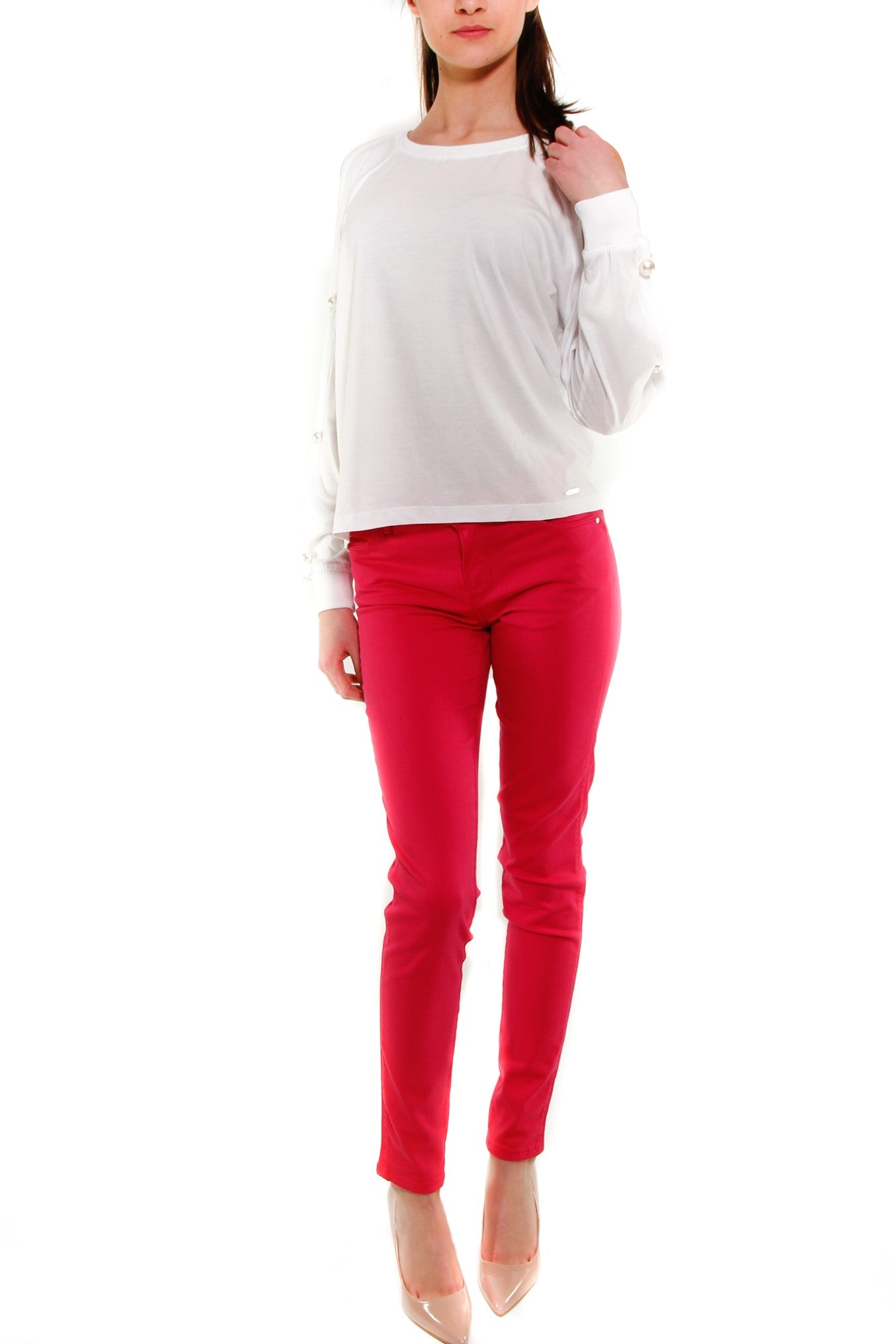 Guess Donna guess maglia bianco