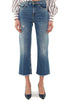 JEANS MOM FIT IN DENIM USED BLU