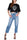 MOM-FIT-JEANS AUS BLAUEM DENIM-CANVAS
