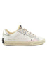 SNEAKER CON DETTAGLI ORO E INSERTO ROSA BIANCO