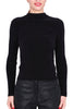 MAGLIA COLLO ALTO IN CINIGLIA NERO