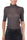 GREY VISCOSE AND LUREX HIGH NECK SWEATER