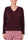 V-NECK SWEATER IN WOOL AND CASHMERE BORDEAUX