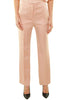 PANTALONE IN CADY EFFETTO LUCIDO ROSA