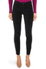 HIGH WAISTED BLACK VELVET TROUSERS